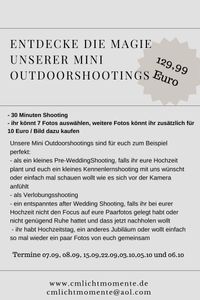 Mini-Shooting, Verlogung, Pre-Wedding, After Wedding, Paarshooting, Hochzeitsfotografie Ostewestfalen